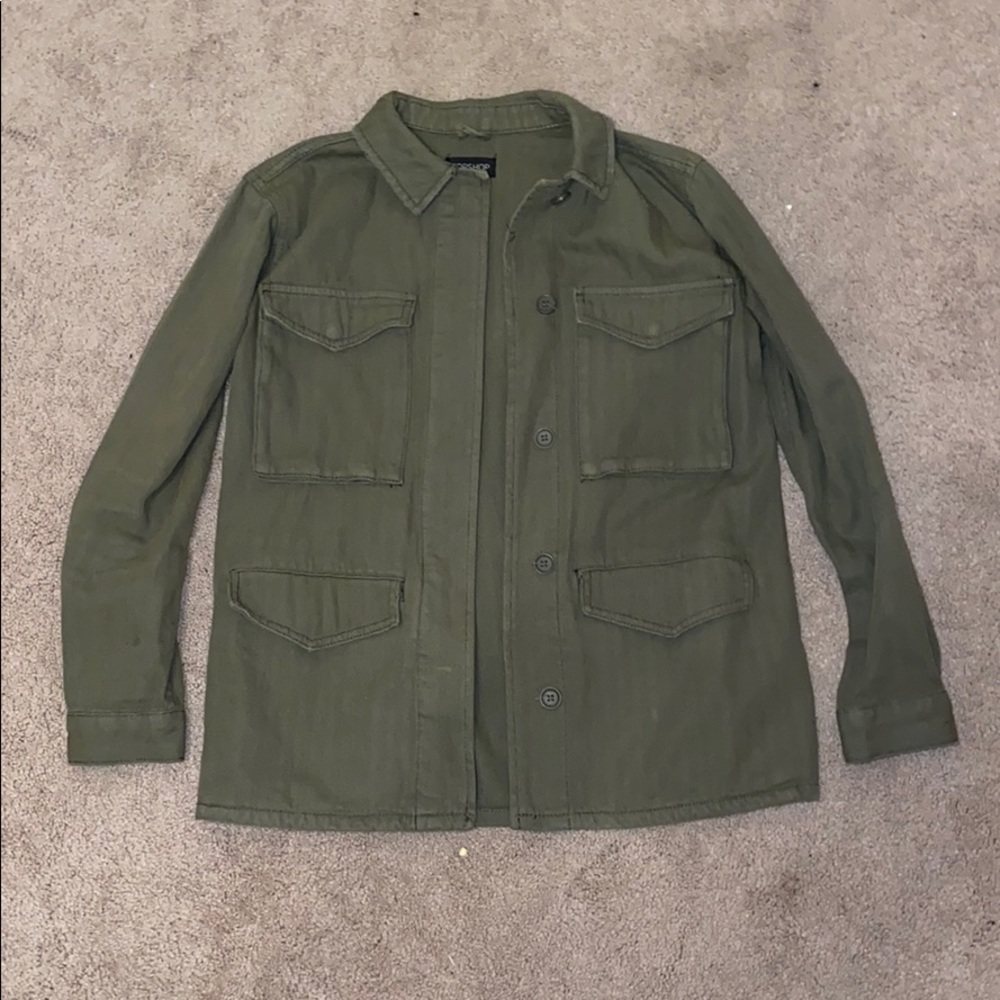 Green Button-Up Jacket